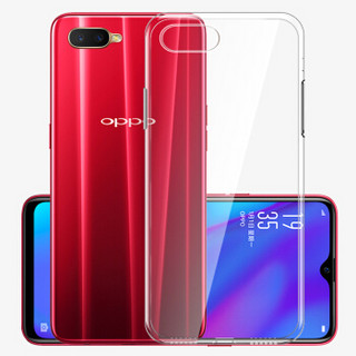 狄客 OPPO K1手机壳保护套 R15X手机壳 全包TPU硅胶透明防摔软壳