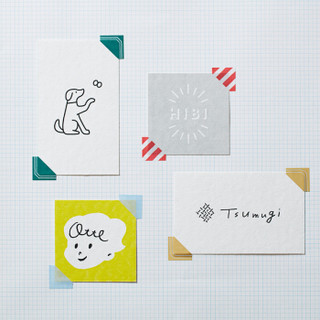 日本锦宫(King Jim)KITTA和纸胶带手账贴纸彩色胶布贴画 KITD005角框(混合)