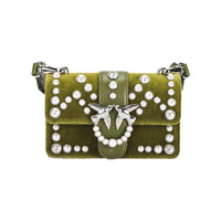 PINKO 2018秋冬新品包袋 MINI LOVE VELVET PEARLS 1P216LY4YC