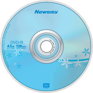 纽曼（Newsmy）DVD+R 16速 4.7G神秘海25片桶装刻录光盘-