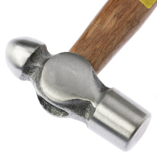 商品deli 得力 手锤 木柄圆头锤 1.5磅锤子dl5168