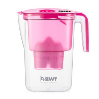 倍世（BWT）德国原装进口 过滤净水器 家用滤水壶 净水壶 Vida 2.6L 粉色(手动版)