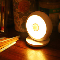 大头人 小夜灯 智能人体感应小夜灯-充电款白光 1.2W 白光