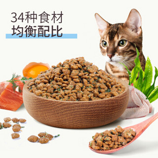 华畜 猫粮5斤2.5kg海洋三文鱼味幼猫食20大包成猫流浪猫咪主粮老年宠物零食10