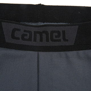 骆驼（CAMEL）男子健身裤跑步训练服塑身吸湿弹力透气紧身打底裤秋冬款速干运动长裤 A7W2Q9127 深灰 M