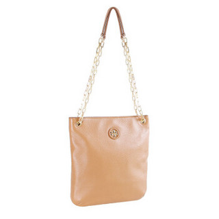 TORY BURCH 汤丽柏琦 奢侈品 TB女包 棕色牛皮单肩手提包 40913 209 棕色