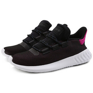 adidas 阿迪达斯 三叶草 女子 TUBULAR DUSK W 运动 休闲鞋 AQ1198 38码 UK5.5码 黑红色