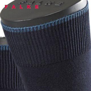 FALKE 德国鹰客 Graduate棉时尚袜口贴合商务休闲中筒男袜 深蓝色dark navy 39-42 13242-6370