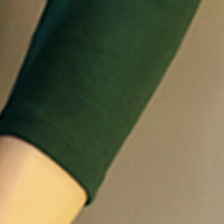 卡帝乐鳄鱼（CARTELO）T恤  男士时尚休闲纯色圆领打底衫T恤D303-T508军绿色L