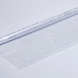 洛楚 Luxchic 无痕免胶 静电印花玻璃贴膜 窗户玻璃贴纸 透光不透明办公室浴室窗贴 芙蓉花型 90厘米*2米
