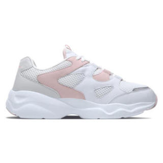 SKECHERS 斯凯奇 熊猫休闲鞋 女款厚底复古拼接时尚 88888129-WLPK 白色/浅粉红色 38