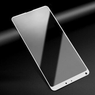莫凡小米mix2S钢化膜 全屏覆盖钢化膜 手机保护膜贴膜 适用于小米MIX2S 白色