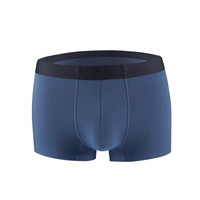 杜比骑士 男士内裤男莫代尔超柔透气性感无痕裸感系列平角内裤男内裤 3条短裤多色 XXXL 9757R (蓝色、XXXL、平角裤、莫代尔面料)