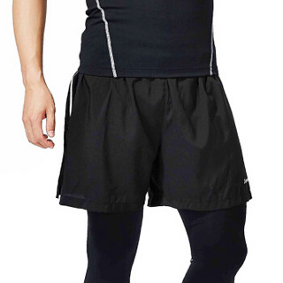 KAWASAKI 川崎 健身服紧身衣男运动套装士羽毛球跑步 ST-1018 黑色 M