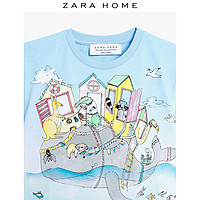 Zara Home 深海生物卡通印花儿童T恤