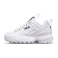 FILA 斐乐 Disruptor II颠覆者系列 女士跑鞋 FS1HTB1071X 白色 40