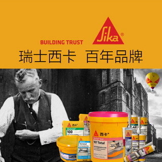 西卡（sika）玻璃胶 防霉 防水厨卫中性硅酮密封胶 一支装 白色 Sikasil ES