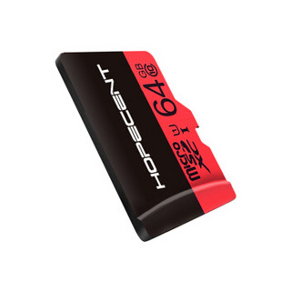 希讯(HOPECENT)  64GB  TF (MicroSD) 存储卡 U1 C10  高速版 运行流畅  行车记录仪/手机/摄像/监控内存卡