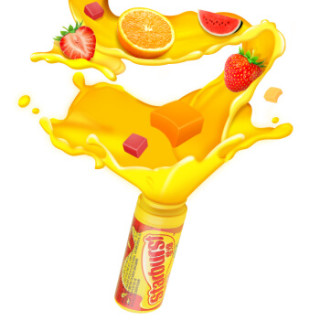 商品doublemint 绿箭 星爆starburst迷你咀嚼糖 混合口味 25g 瓶装