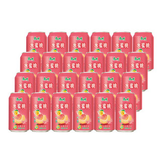 康师傅 水蜜桃 蜜桃味饮料 易拉罐装310ml*24瓶 整箱装