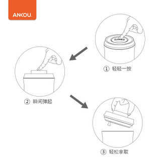 安扣装米粉罐防潮奶粉盒便携大容量储藏罐咖啡豆茶叶密封罐玻璃1000ml