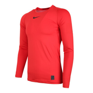NIKE 耐克 男子 T恤 AS M NP TOP LS FTTD 运动服 838082-657 红色 XL码
