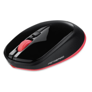 MOTOSPEED 摩豹 BG20 蓝牙无线鼠标 2400DPI 黑红