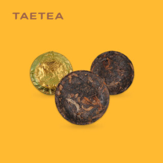 大益(TAETEA)普洱茶沱茶 大益茶庭茶叶 米奇90周年普洱小金豆熟茶礼盒