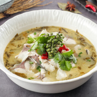 饭爷生活 酸菜鱼(含调味料) 500g 鱼肉 海鲜 方便菜