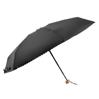名创优品(MINISO)雨伞自营男女士太阳折叠遮阳欧式晴雨防紫外线大防晒五折迷你两用学生超轻藏青色双人户外