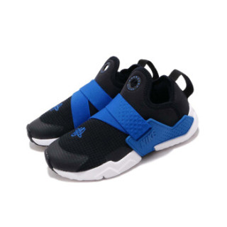 耐克(Nike)儿童鞋 舒适男童休闲鞋 轻便跑步运动鞋 AH7826-010 黑/蓝01Y/32码