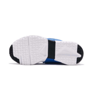 耐克(Nike)儿童鞋 舒适男童休闲鞋 轻便跑步运动鞋 AH7826-010 黑/蓝01Y/32码