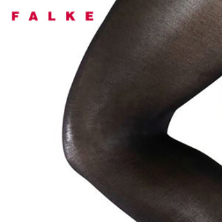 FALKE 德国鹰客 Sensual Cotton 30D女士连裤袜打底裤 黑色black S 40085-3009-S