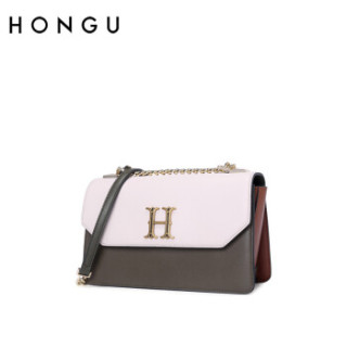 HONGU 红谷 单肩包时尚简约潮流女士单肩包斜挎包 H5151601军绿