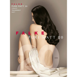 FALKE 德国鹰客 Pure Matt系列 锦纶 20D薄透明哑光春夏连裤袜丝袜 smoke(浅棕色) S 40120-5806