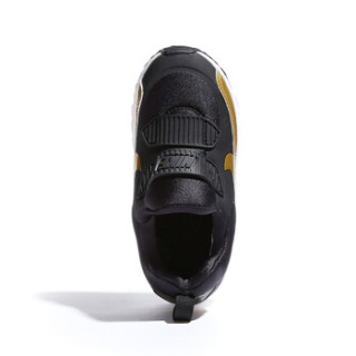 耐克(Nike)童鞋 减震气垫鞋 男女童防滑耐磨运动鞋881926-006 黑色/金色 01Y/32码