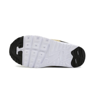 耐克(Nike)童鞋 减震气垫鞋 男女童防滑耐磨运动鞋881926-006 黑色/金色 01Y/32码
