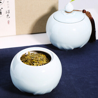 2019年新茶上市 仁茶叶 西湖龙井嫩芽 明前特级精品A绿茶250g陶瓷礼盒装