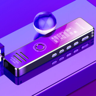 音士顿(yescool)A7录音笔 PLUS升级版 专业微型 高清远距 智能降噪 学习/会议/采访 无损MP3播放器 8G金色