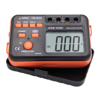 胜利仪器(VICTOR)VC60E+ 绝缘电阻测试仪 兆欧表