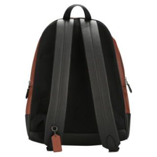 COACH 蔻驰 奢侈品 男士皮质双肩包 F37802QBSAE马鞍棕