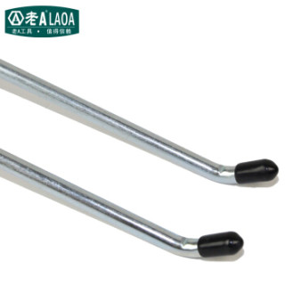 老A(LAOA)五金工具挂钩货架配件 双斜挂钩100mm(5支装)LA11404-b