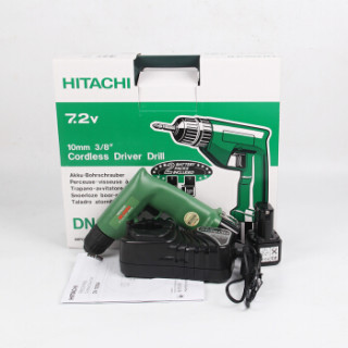 HITACHI 日立电动工具充电式起子机7.2V镍镉起子电钻电动螺丝批螺丝刀DN10DSA 出厂配置