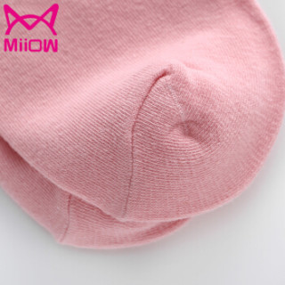 猫人(MiiOW)女士船袜女春夏季棉质简约纯色隐形袜休闲运动短袜子女袜 混色5双 均码