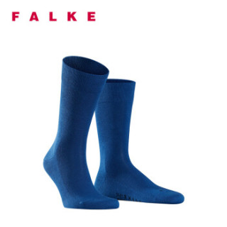 FALKE 德国鹰客 Sensitive London精梳棉防滑舒适袜口中筒男袜 蓝色sapphire 39-42 14616-6055