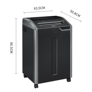 范罗士(Fellowes)485Ci 大型商用办公碎纸机(142L超大容量/安全触停/节能单次碎纸28张)