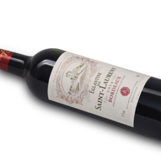 法国进口红酒 波尔多AOC 圣罗瑞教堂干红葡萄酒 2014年 整箱装 750ml*6瓶