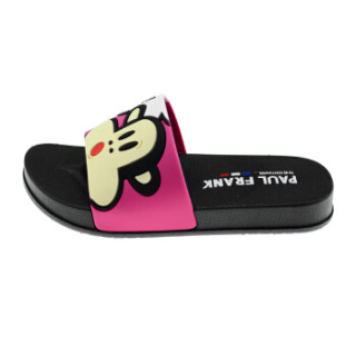 PaulFrank 大嘴猴凉拖鞋 时尚儿童款浴室拖室内户外亲子拖鞋 PF621K 玫红 210