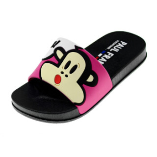 PaulFrank 大嘴猴凉拖鞋 时尚儿童款浴室拖室内户外亲子拖鞋 PF621K 玫红 210