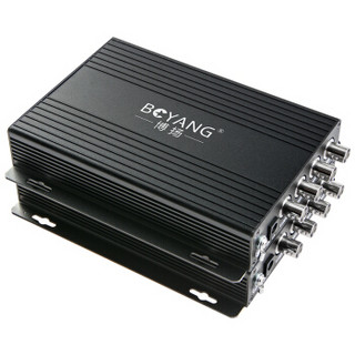 博扬（BOYANG）BY-TVI4V1D-720P 同轴高清视频光端机 4路视频+1路反向数据 FC接口 1对